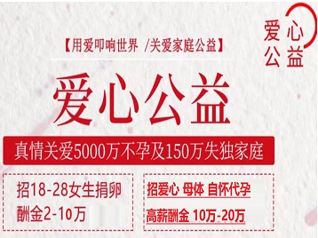 金凤捐卵助孕生子 爱心志愿者招募